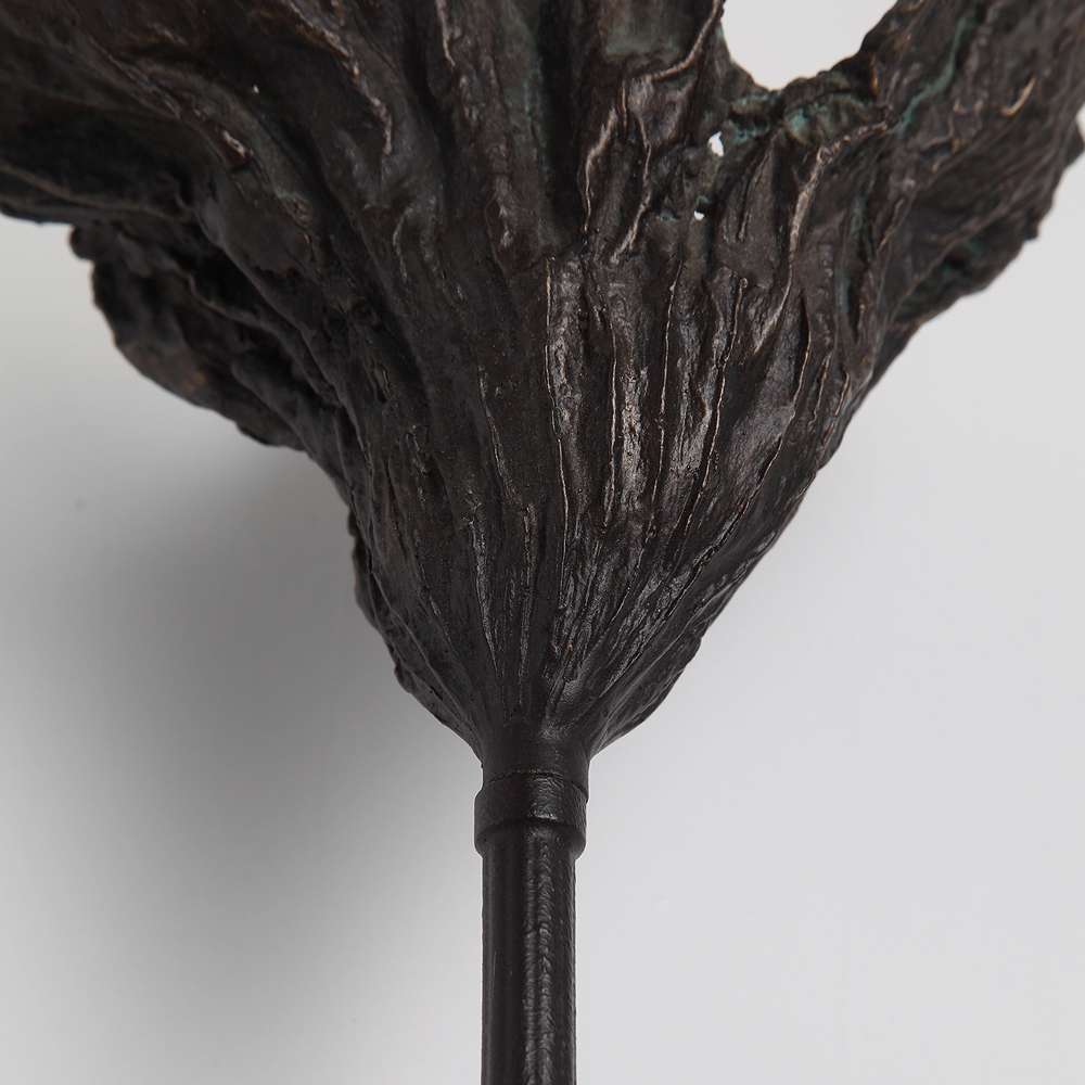 handmade lotus leaf sconce
