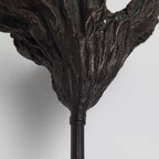 handmade lotus leaf sconce