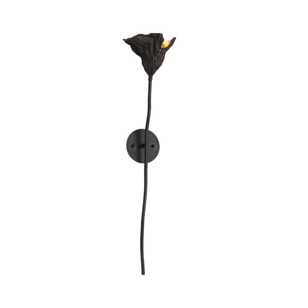 antique style leaf wall light