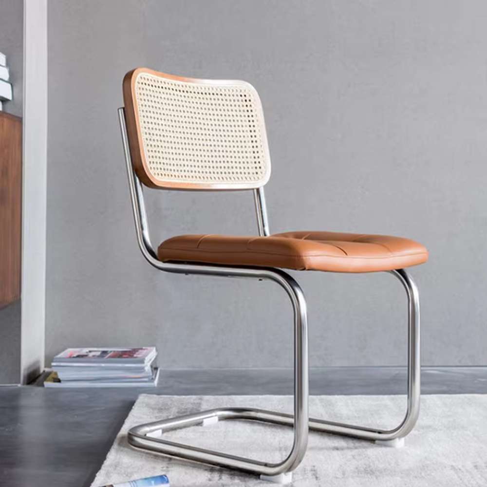 orange accent chair