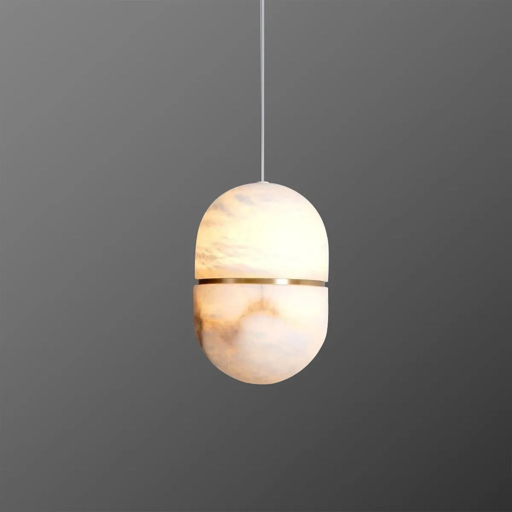 yum alabaster pendant light