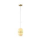 YUM Alabaster Pendant Light – Oval Pendant Lamp for Premium Indoor Lighting - View 9
